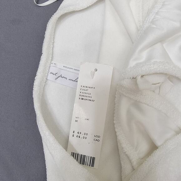 Urban Outfitters Mini Dress XS Terrycloth Halter Y2K Beachwear - Picture 9 of 10